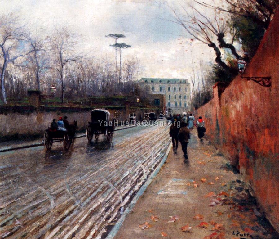 La strada di Antignano a Napoli - 阿蒂利奥·普拉泰拉